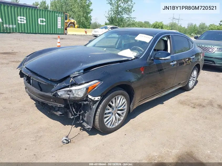 2016 Infiniti Q70L 3.7X VIN: JN1BY1PR8GM720521 Lot: 45156444