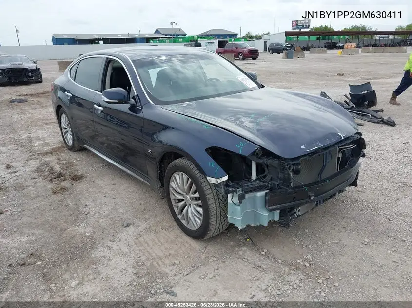 2016 Infiniti Q70L 3.7 VIN: JN1BY1PP2GM630411 Lot: 45253426