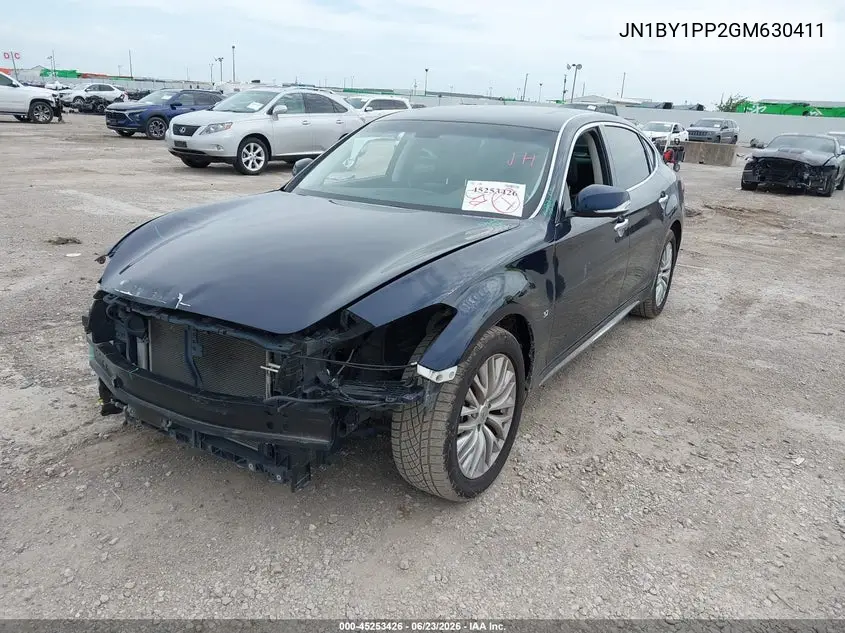2016 Infiniti Q70L 3.7 VIN: JN1BY1PP2GM630411 Lot: 45253426