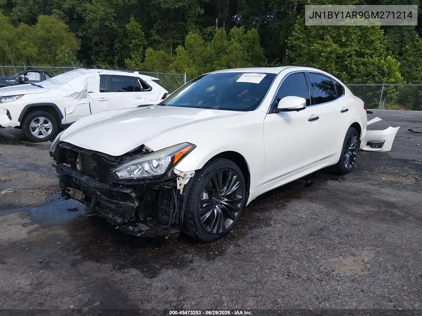 2016 Infiniti Q70 3.7X VIN: JN1BY1AR9GM271214 Lot: 45473253
