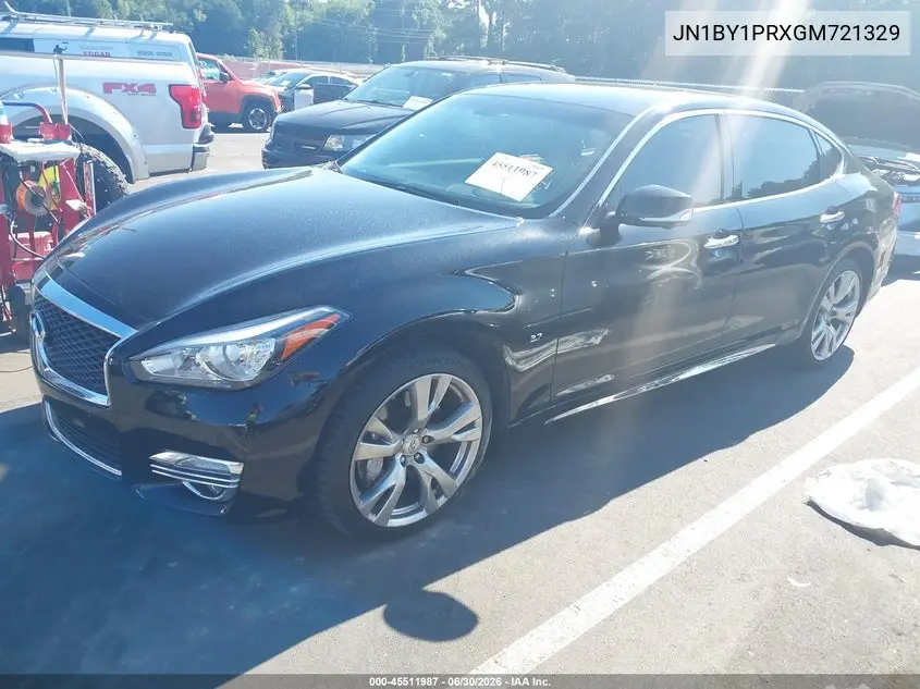 2016 Infiniti Q70L 3.7X VIN: JN1BY1PRXGM721329 Lot: 45511987