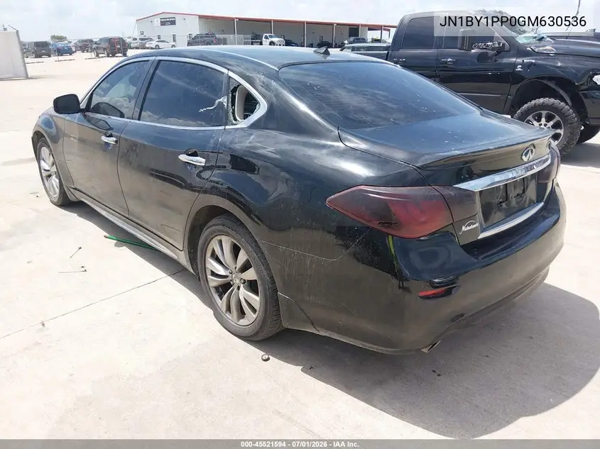 2016 Infiniti Q70L 3.7 VIN: JN1BY1PP0GM630536 Lot: 45521594