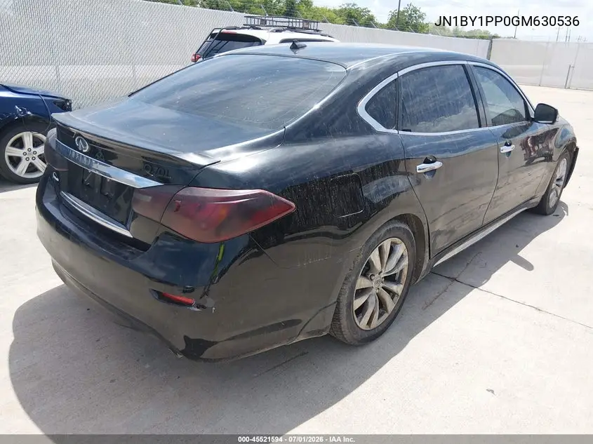 2016 Infiniti Q70L 3.7 VIN: JN1BY1PP0GM630536 Lot: 45521594