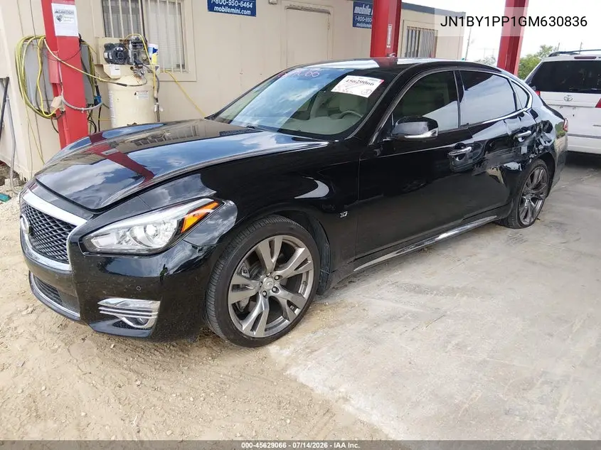 2016 Infiniti Q70L 3.7 VIN: JN1BY1PP1GM630836 Lot: 45629066