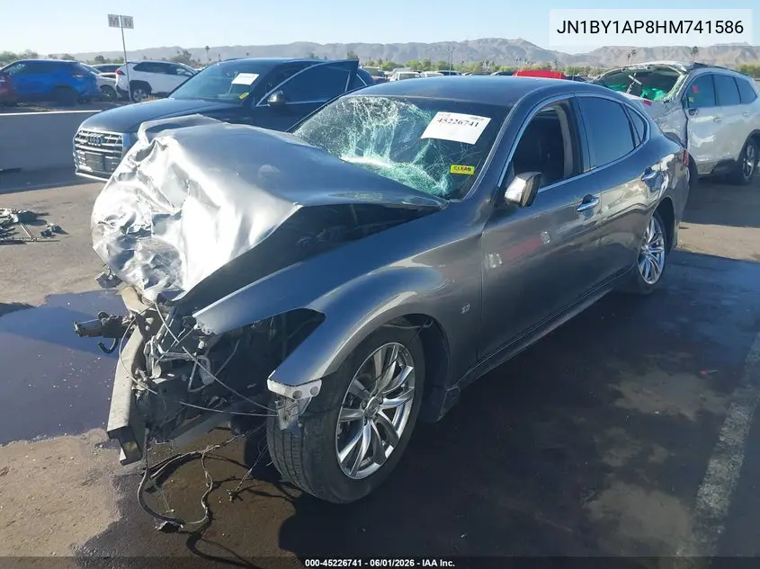 2017 Infiniti Q70 3.7 VIN: JN1BY1AP8HM741586 Lot: 45226741