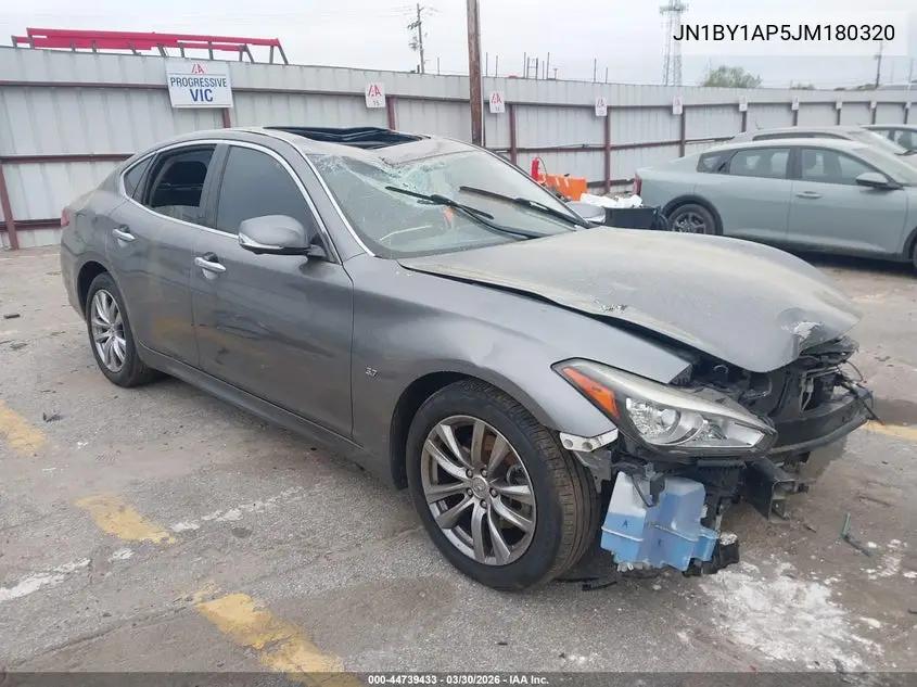 2018 Infiniti Q70 3.7 Luxe VIN: JN1BY1AP5JM180320 Lot: 44739433