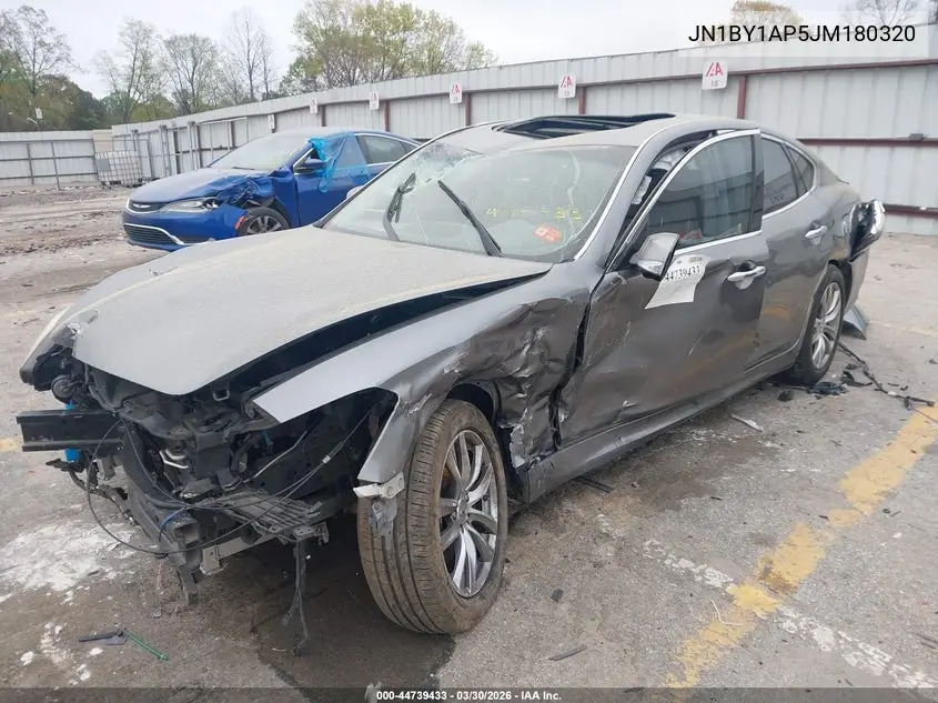 2018 Infiniti Q70 3.7 Luxe VIN: JN1BY1AP5JM180320 Lot: 44739433
