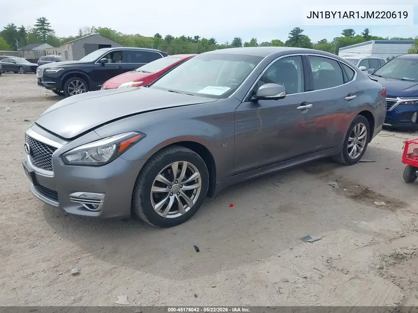 2018 Infiniti Q70 3.7X Luxe VIN: JN1BY1AR1JM220619 Lot: 45176042