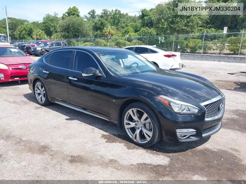 2018 Infiniti Q70L 3.7 Luxe VIN: JN1BY1PPXJM330204 Lot: 45491340