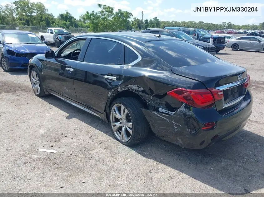 2018 Infiniti Q70L 3.7 Luxe VIN: JN1BY1PPXJM330204 Lot: 45491340