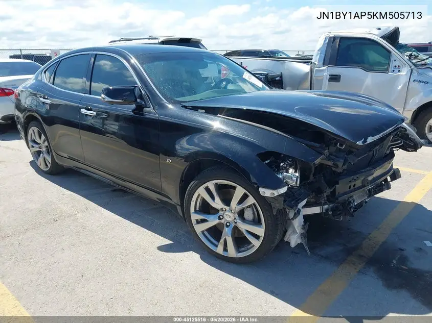 2019 Infiniti Q70 3.7 Luxe VIN: JN1BY1AP5KM505713 Lot: 45125516