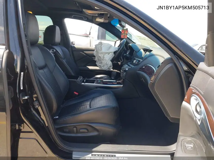 2019 Infiniti Q70 3.7 Luxe VIN: JN1BY1AP5KM505713 Lot: 45125516