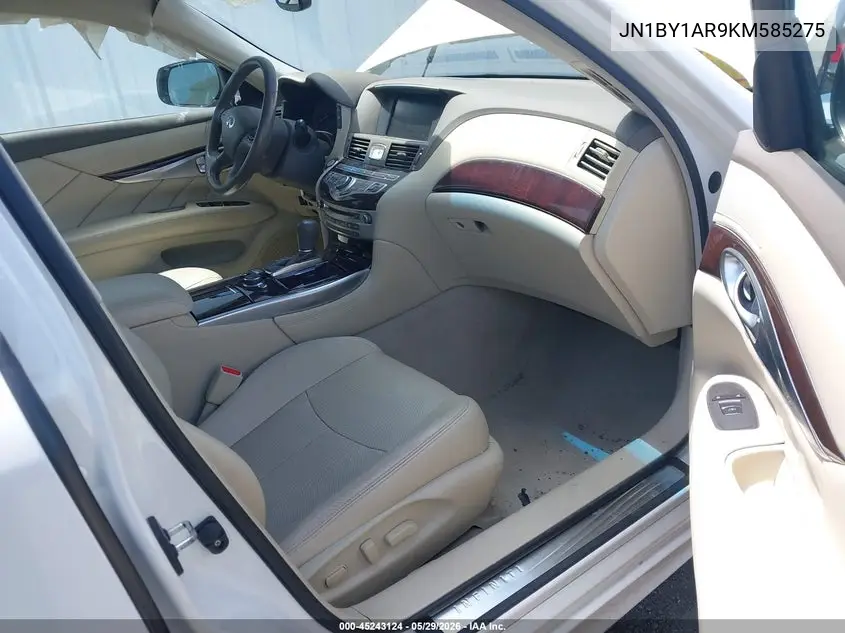 2019 Infiniti Q70 3.7X Luxe VIN: JN1BY1AR9KM585275 Lot: 45243124