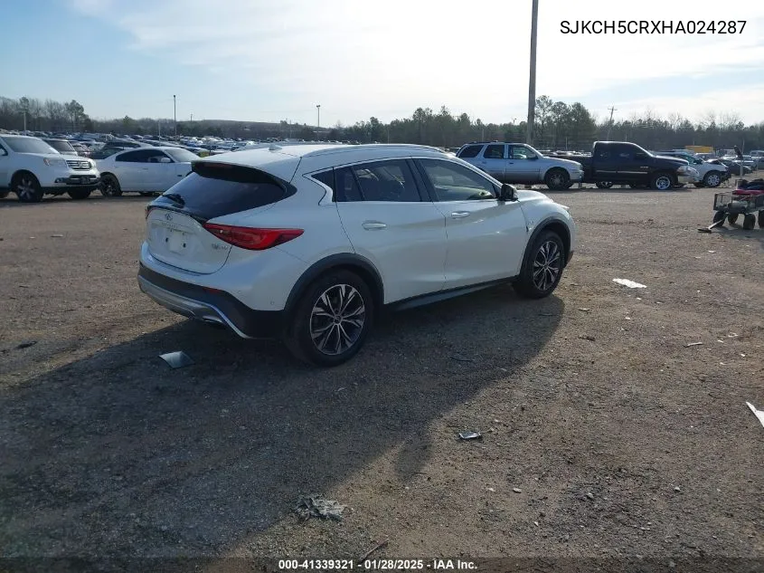2017 Infiniti Qx30 Premium VIN: SJKCH5CRXHA024287 Lot: 41339321