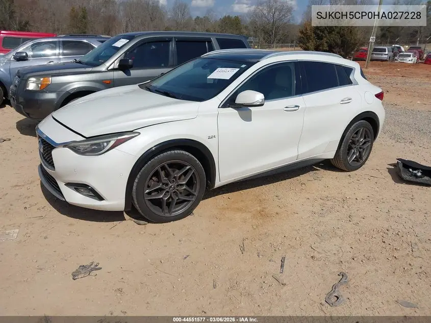 2017 Infiniti Qx30 Premium VIN: SJKCH5CP0HA027228 Lot: 44551577