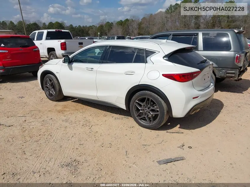 2017 Infiniti Qx30 Premium VIN: SJKCH5CP0HA027228 Lot: 44551577