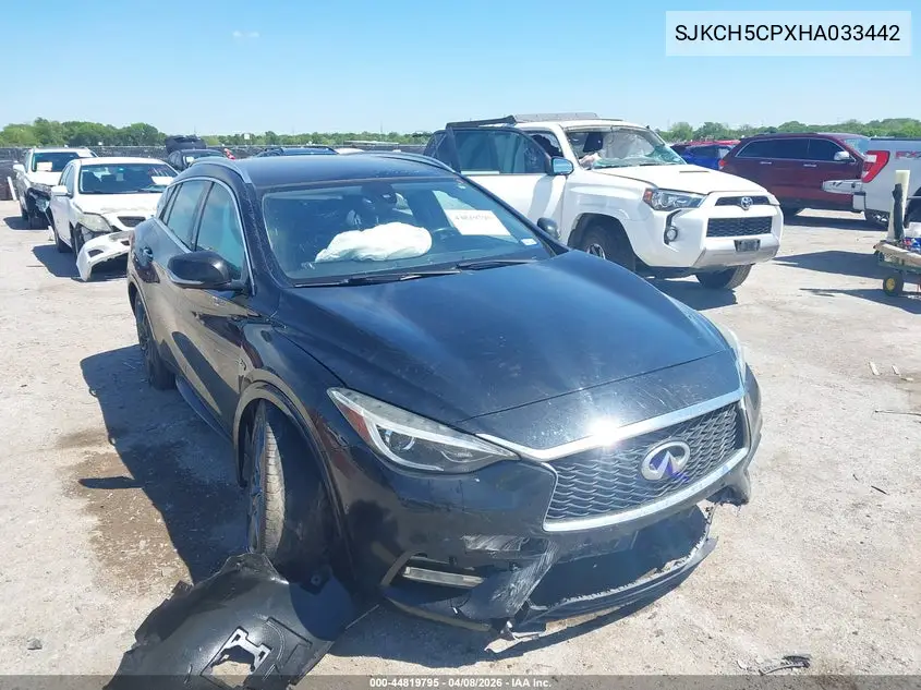 2017 Infiniti Qx30 Premium VIN: SJKCH5CPXHA033442 Lot: 44819795