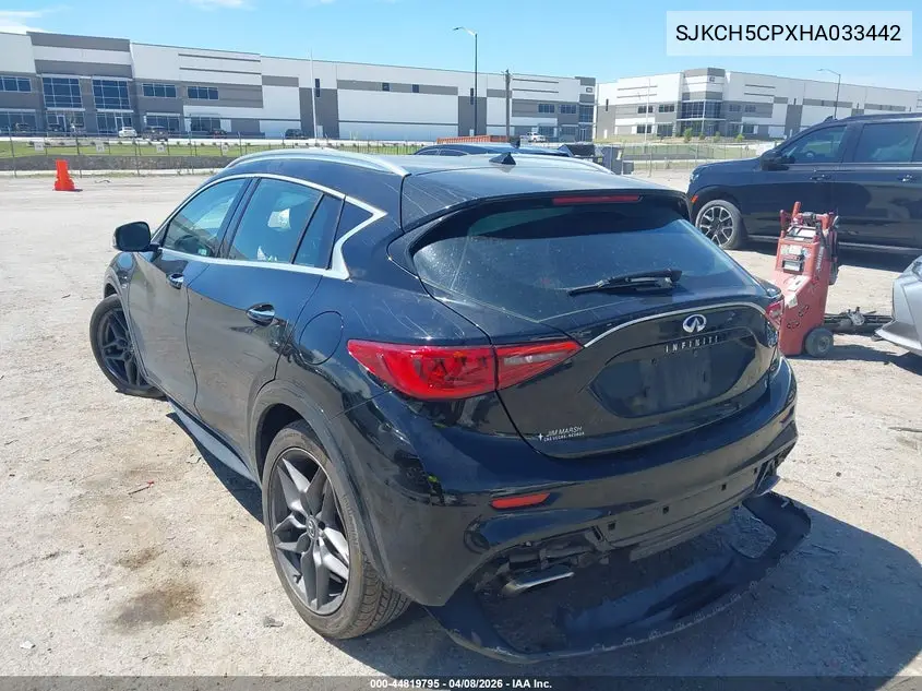 2017 Infiniti Qx30 Premium VIN: SJKCH5CPXHA033442 Lot: 44819795