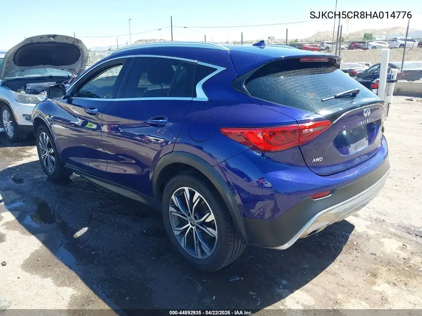 2017 Infiniti Qx30 Premium VIN: SJKCH5CR8HA014776 Lot: 44892935