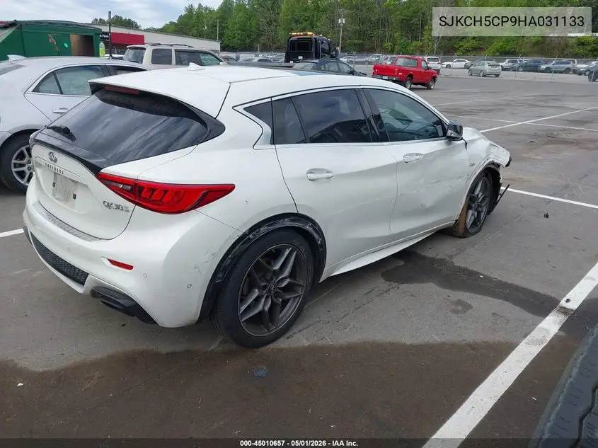 2017 Infiniti Qx30 Sport VIN: SJKCH5CP9HA031133 Lot: 45010657