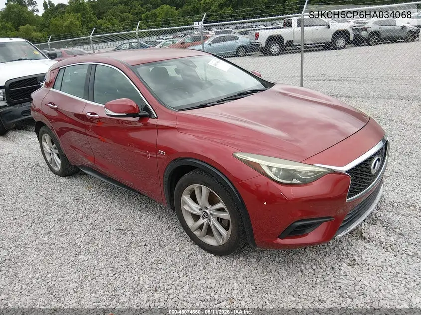 2017 Infiniti Qx30 VIN: SJKCH5CP6HA034068 Lot: 45074660