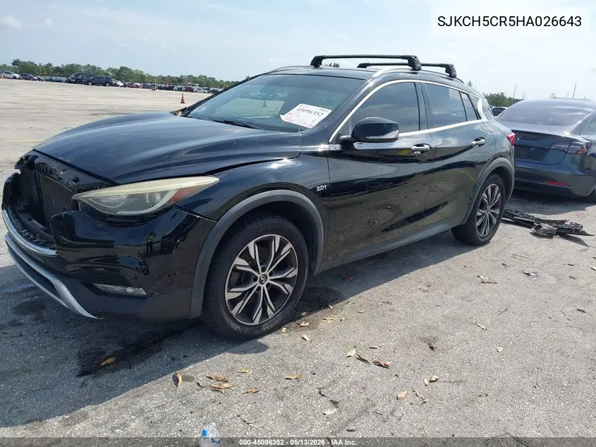 2017 Infiniti Qx30 Premium VIN: SJKCH5CR5HA026643 Lot: 45096352