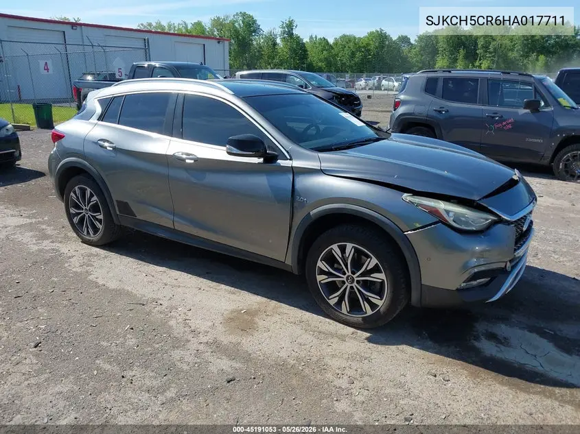 2017 Infiniti Qx30 Luxury/Premium VIN: SJKCH5CR6HA017711 Lot: 45191053