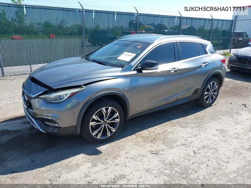2017 Infiniti Qx30 Luxury/Premium VIN: SJKCH5CR6HA017711 Lot: 45191053