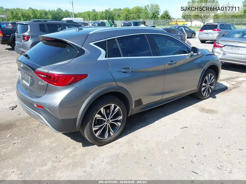 2017 Infiniti Qx30 Luxury/Premium VIN: SJKCH5CR6HA017711 Lot: 45191053