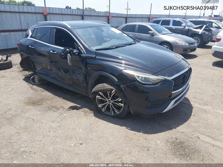 2017 Infiniti Qx30 Luxury VIN: SJKCH5CR5HA039487 Lot: 45216975
