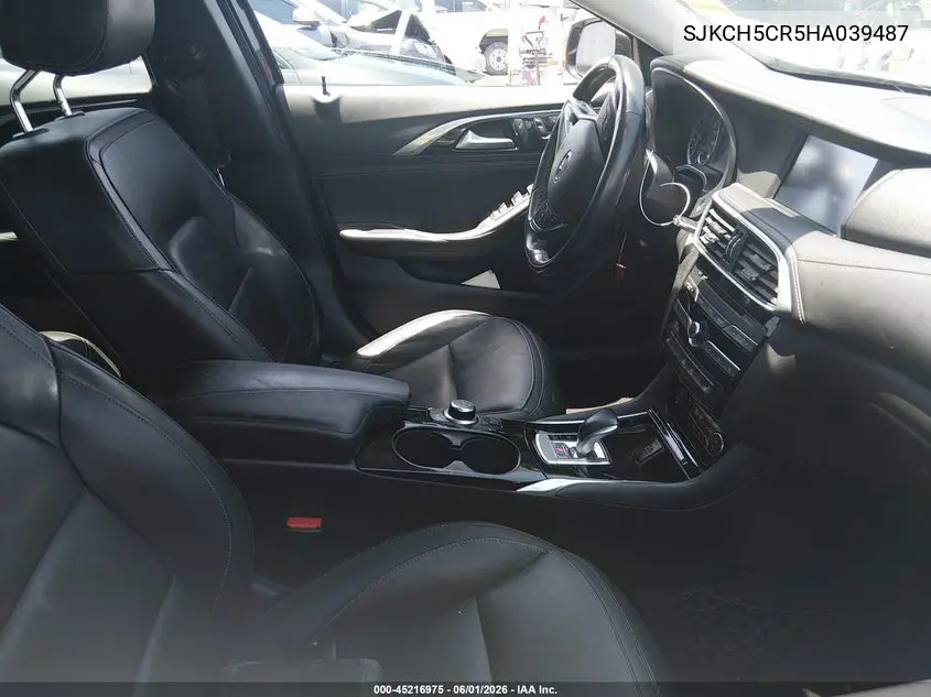 2017 Infiniti Qx30 Luxury VIN: SJKCH5CR5HA039487 Lot: 45216975