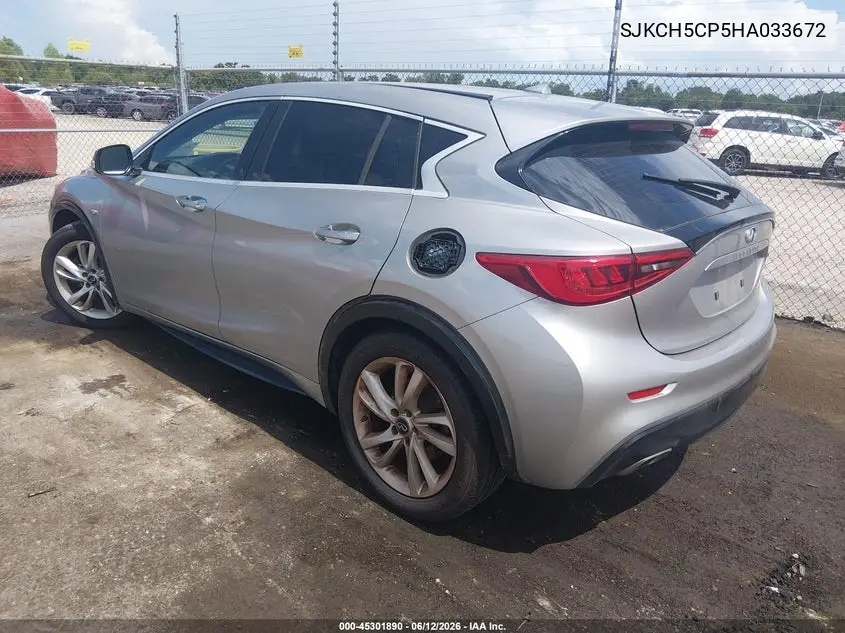 2017 Infiniti Qx30 VIN: SJKCH5CP5HA033672 Lot: 45301890