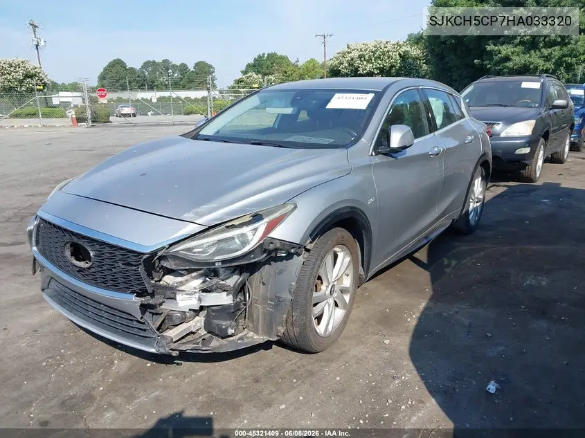 2017 Infiniti Qx30 VIN: SJKCH5CP7HA033320 Lot: 45321409