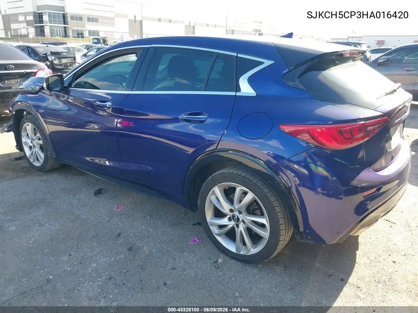 2017 Infiniti Qx30 VIN: SJKCH5CP3HA016420 Lot: 45328100