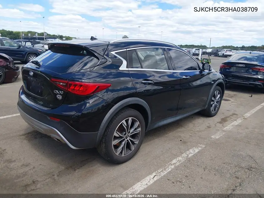 2017 Infiniti Qx30 Premium VIN: SJKCH5CR3HA038709 Lot: 45375178