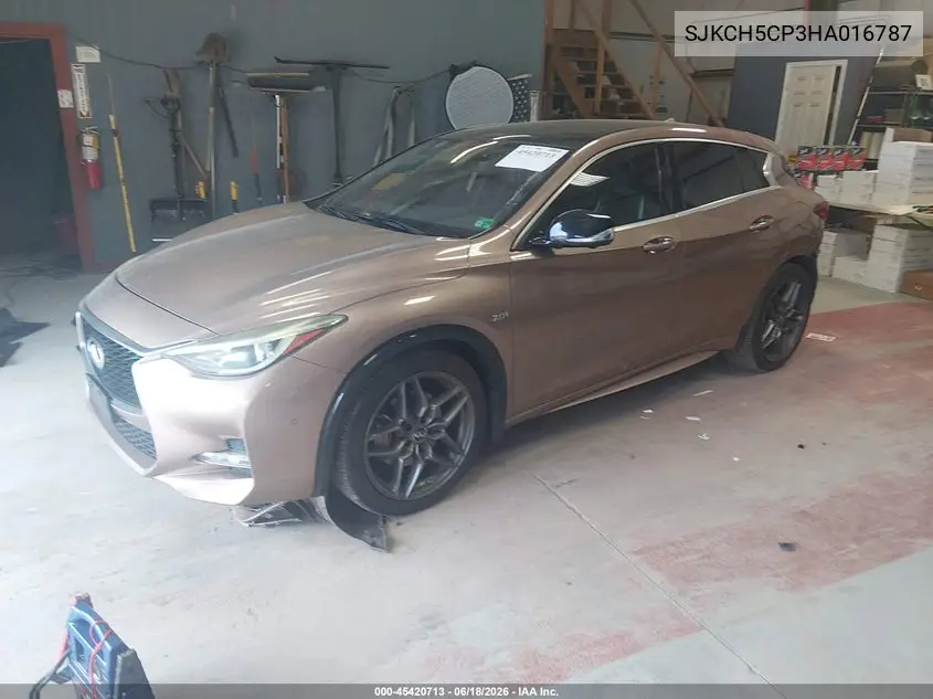 2017 Infiniti Qx30 Sport VIN: SJKCH5CP3HA016787 Lot: 45420713