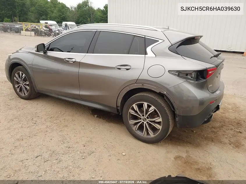 2017 Infiniti Qx30 Luxury VIN: SJKCH5CR6HA039630 Lot: 45423447