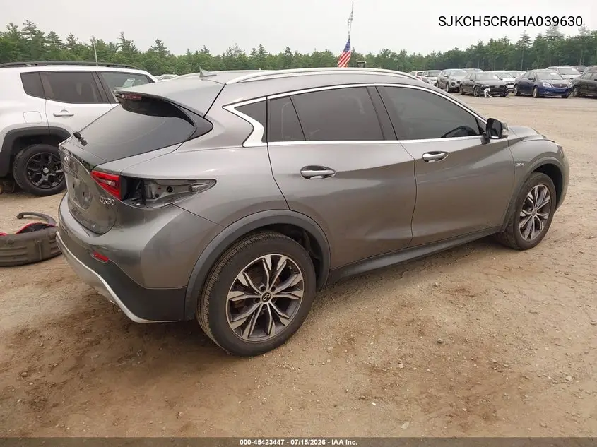 2017 Infiniti Qx30 Luxury VIN: SJKCH5CR6HA039630 Lot: 45423447