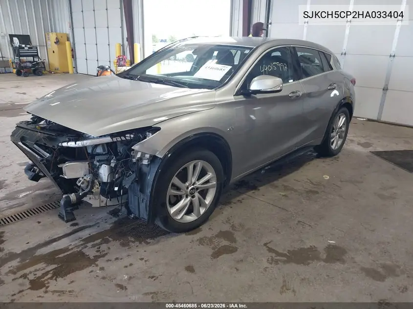 2017 Infiniti Qx30 VIN: SJKCH5CP2HA033404 Lot: 45460685