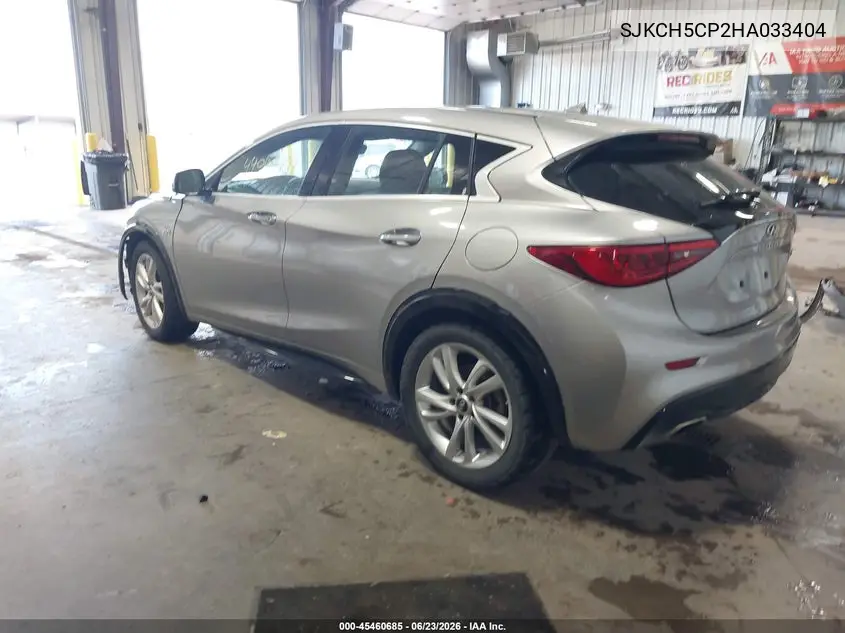 2017 Infiniti Qx30 VIN: SJKCH5CP2HA033404 Lot: 45460685