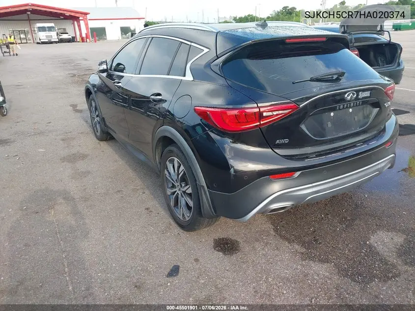 2017 Infiniti Qx30 Premium VIN: SJKCH5CR7HA020374 Lot: 45501901