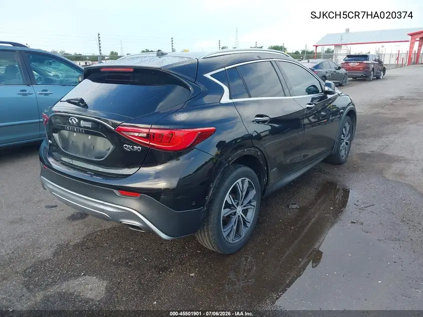 2017 Infiniti Qx30 Premium VIN: SJKCH5CR7HA020374 Lot: 45501901