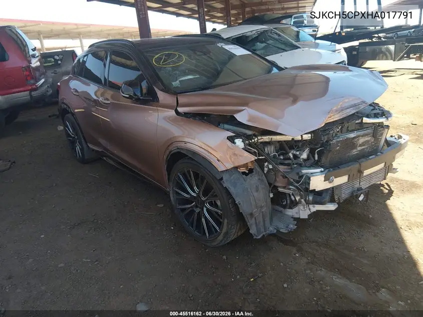 2017 Infiniti Qx30 Premium VIN: SJKCH5CPXHA017791 Lot: 45516162