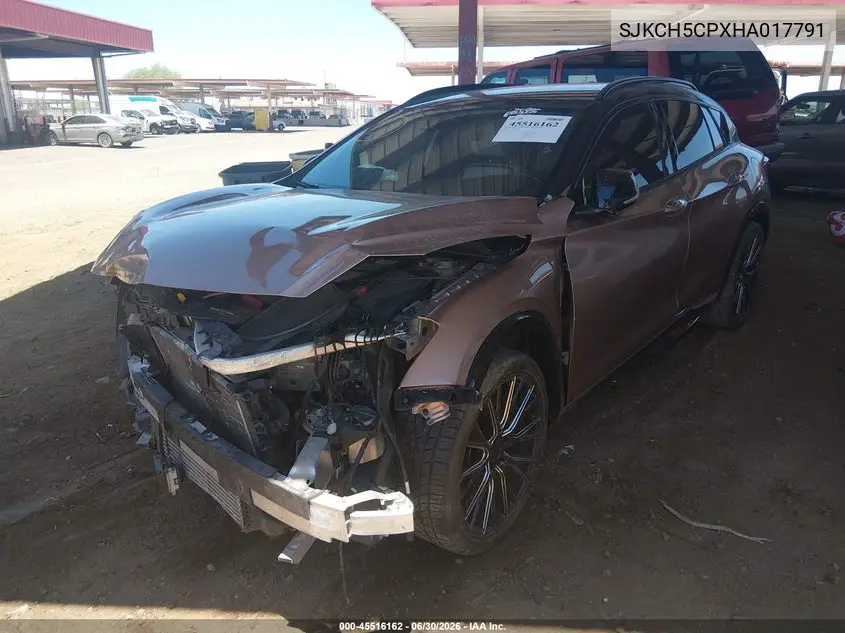2017 Infiniti Qx30 Premium VIN: SJKCH5CPXHA017791 Lot: 45516162