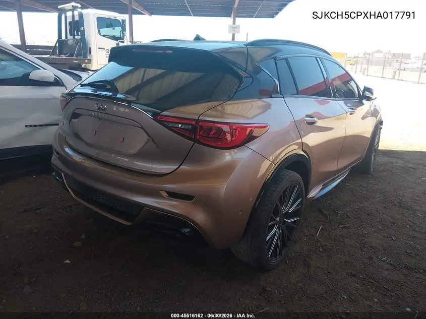 2017 Infiniti Qx30 Premium VIN: SJKCH5CPXHA017791 Lot: 45516162