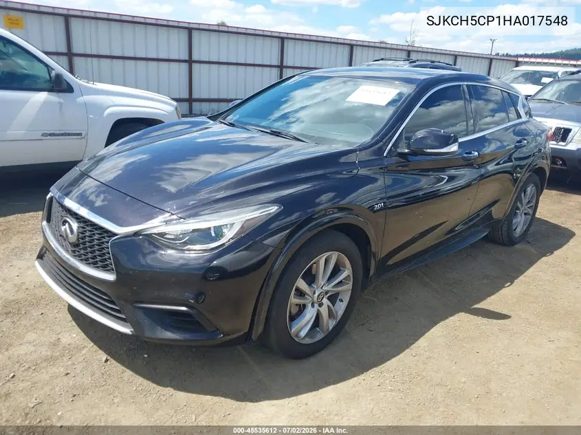 2017 Infiniti Qx30 VIN: SJKCH5CP1HA017548 Lot: 45535612