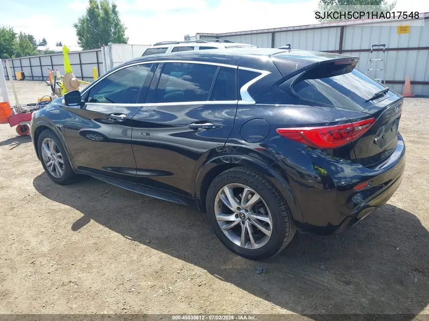 2017 Infiniti Qx30 VIN: SJKCH5CP1HA017548 Lot: 45535612