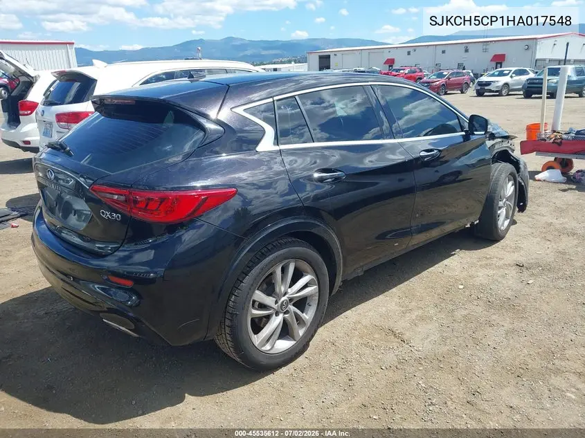 2017 Infiniti Qx30 VIN: SJKCH5CP1HA017548 Lot: 45535612