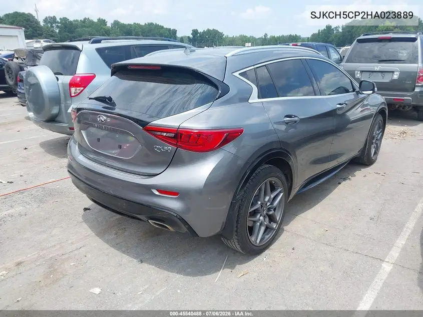 2017 Infiniti Qx30 Premium VIN: SJKCH5CP2HA023889 Lot: 45540488