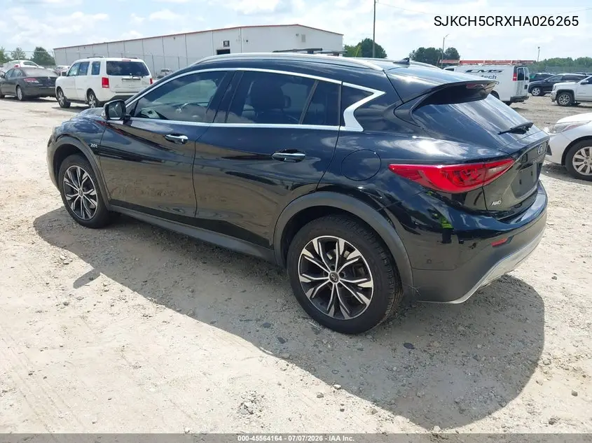 2017 Infiniti Qx30 Premium VIN: SJKCH5CRXHA026265 Lot: 45564164